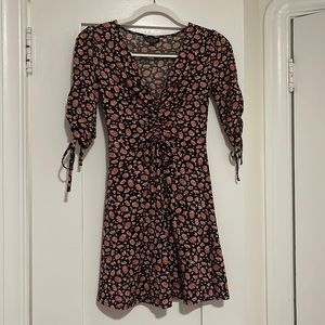 Topshop Petites floral mini dress